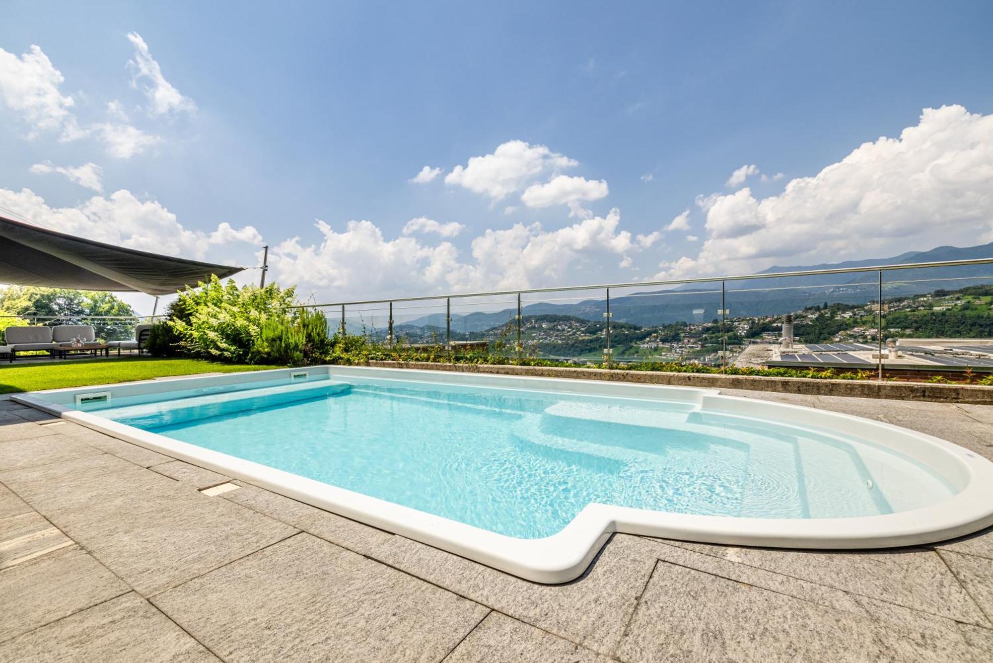 Villa Girandola With Private, Heated Pool Lugano Extérieur photo